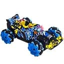 Машина на радіокеруванні 555-712 A-02, 4х4, підсвічування, 360°, роликові колеса, акумулятор 3.7V, пульт 2.4G, синій