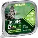 Влажный корм для кошек Monge Cat Вwild Gr. Free Wet Sterilised кабан с овощами 100 г
