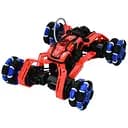 Радіокерована машинка 4x4 з роликами, підсвіткою та акумулятором, 21 см, червоний