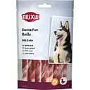 Ласощі для собак Trixie Denta Fun Паличка для чищення зубів качка 12 см 10 шт. 80 г