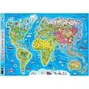 Плакат Зірка Дитяча Карта світу А2 59.4х42 см (286382)
