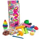 Набір для творчості Lovin'Do Тісто для ліплення Асорті 41009, 9 кольорів з глітером