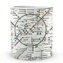 Кружка GeekLand Metro 2033 Метро 2033 map MT 02.01 330 мл белая