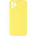 Чохол Epik Silicone Case Square Full Camera Protective AA NOLOGO для Apple iPhone 11 Pro Max 6.5 Жовтий/Yellow