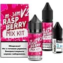 Набір компонентів для самозамісу сольової рідини для вейпу Flavorlab M-Jam V2 30 мл 0-50 мг Raspberry Малина (15423)