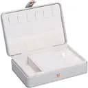 Скринька-органайзер для прикрас Yiwu на кнопці 16x11x4.7 см сіра HP-5-30G