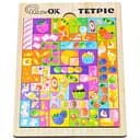 Розвиваюча іграшка PuzzleOK Тетріс Солодощі Puz-22923 дерев'яна