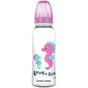 Бутылочка Canpol babies PP Love & Sea 250 мл розовая (59/400_pin)