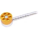 Трубка курильна металева револьвер HL-190 Gold Silver (15676)