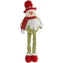 Новогодняя декоративная игрушка C 67838 с телескопическими ножками, снеговик.