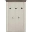 Вешалка настенная Gerbor Марсель Ясен снежный/Дуб сонома трюфель (GRB-1082)