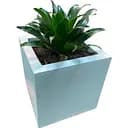 Вазон из бетона Grilli для растений светлый 28х28х28 см