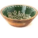 Блюдо-салатник Amadeus из дерева манго 35 см зеленый (160657)