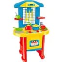 Детский игровой набор, кухня с игрушечной посудой и кухонными принадлежностями, разноцветный