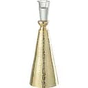 Подсвечник J-line металлический со стеклом золотого цвета 25 см (36123)