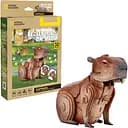 Трехмерная головоломка-конструктор CubicFun National Geographic Дикие животные Капибара 56 элементов (DS1177h)