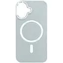 Шкіряний чохол Epik SnapCase with MagSafe для Apple iPhone 16, 6.1 Grey