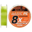 Шнур Select Basic PE 8X Light Green 150 м 1.0/0.14 мм 18 lb/8.2 кг