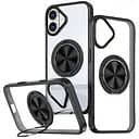 Чохол Epik TPU+PC Metal Ring with MagSafe для Apple iPhone 16, 6.1 Чорний