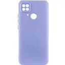 Чохол Silicone Cover Lakshmi Full Camera (AAA) для Xiaomi Redmi 10C Бузковий / Dasheen