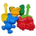 Набор для песочницы "Незабудка №4" 0954 лопатка, грабли, пасочки