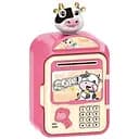 Скарбничка-сейф дитяча MK 5686 з кодом світлом музикою та затягуванням купюр з коровою