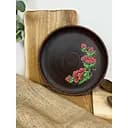 Блюдо для піци керамічна (глиняна) Мак  30 см 