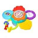 Погремушка детская "Цветок" 15см, на присоске, прорезыватель, зеркальце 0884