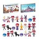 Новогодний адвент-календарь LZMH 034 — 24 окошка с фигурками героев