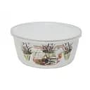 Контейнер эмалированный Infinity Лаванда, 1,1 л, белый (6470522)