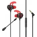 Навушники Hoco Sharp wire control gaming earphones with microphone M105 чорні 6931474789792