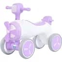 Яскрава каталка-толокар Bambi M 5854E: веселий старт для вашої дитини, білий з фіолетовим