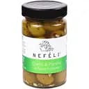 Оливки Nefeli Garlic & parsley infused olives зелені мариновані з часником та петрушкою 295 г
