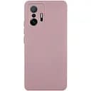 Чохол Silicone Cover Lakshmi Full Camera (AAA) для Xiaomi 11T / 11T Pro Рожевий / Pink Sand