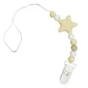 Цепочка для пустышки "Звезда" MGZ-0512(Biege) силиконовая