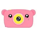 Фотоаппарат детский мишка Teddy GM-24 детская фотокамера Pink (vi028)