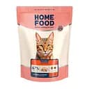 Сухий корм для активних котів Home Food Adult з куркою та креветкою 400 г
