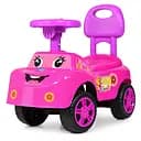 Каталка-толокар M 4073-8, музична, на батарейках, довжина 53 см, рожевий