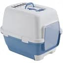 Туалет для котів Stefanplast Cathy Clever & Smart з фільтром 58х45х48 см блакитно-білий