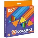 Карандаши цветные Yes Erudite, 24 цвета (290644)