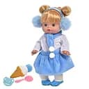 Детская кукла "Маленькие-Миленькие" M 4735-1IUA 31 см, музыка, аксессуары Голубой