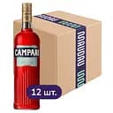 Упаковка настойки Campari 25% 12 л (1 л х 12 шт.)