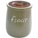 Емкость для сыпучих продуктов Krauff Nature с деревянной крышкой 18.7 см 2.5 л (24-269-025)