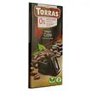 Шоколад черный с кофе Torras без сахара 75 г