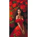 Набір для розпису ArtCraft Спокуса в червоному 40 x 80 см (10145-AC)