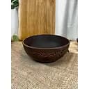 Миска керамічна (глиняна) різьблена Декор 1 л