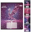 Зошити учнівські 48 аркушів клітинка KIDS LINE SHINE, 10 шт. в упаковці