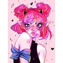 Картина за номерами Santi Анімель, неонові фарби, 30х40 см (954396)