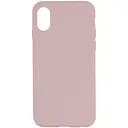 Чохол Epik Silicone Case Full Protective AA No Logo для Apple iPhone XS Max 6.5 Рожевий/Chalk Pink