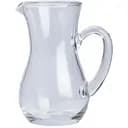 Кувшин TS Kitchen из толстого стекла фигурный 300 мл прозрачный HP573